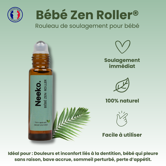 Bébé Zen Roller® - Rouleau Apaisant pour les Poussées Dentaires